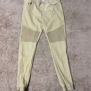 Khaki joggers